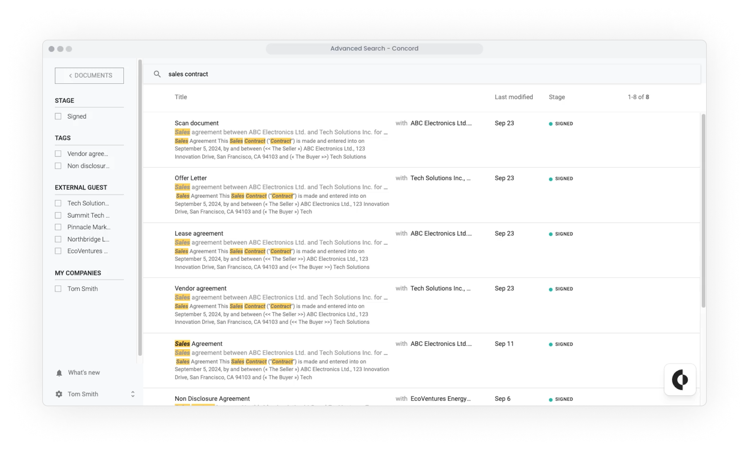 Concord solution icons -